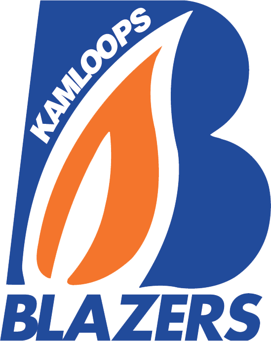 Kamloops Blazers 1987 88-2004 05 Primary Logo vinyl decal